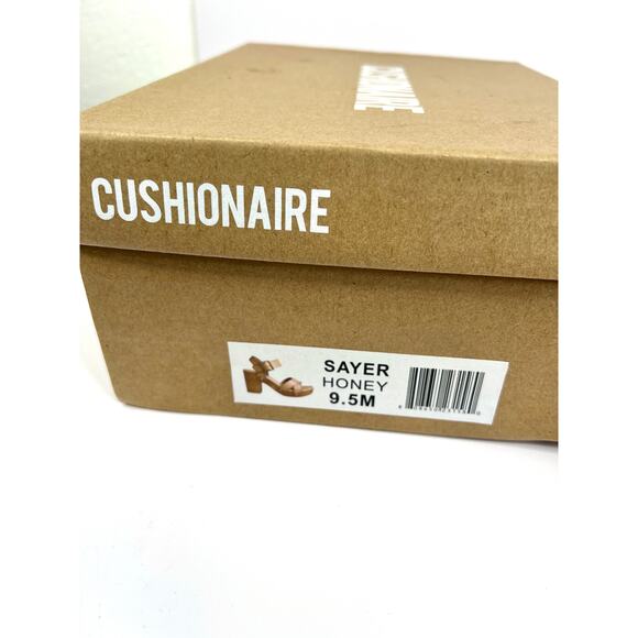 Cushionaire Slate Faux Wood Sandals Sayer Honey Sandals Size 9.5 NIB - Picture 11 of 11